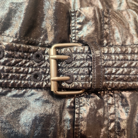 Free People Wonder Woman Faux Leather Belted Paperbag Pants NWOT SIZE 8 - Picture 5 of 7